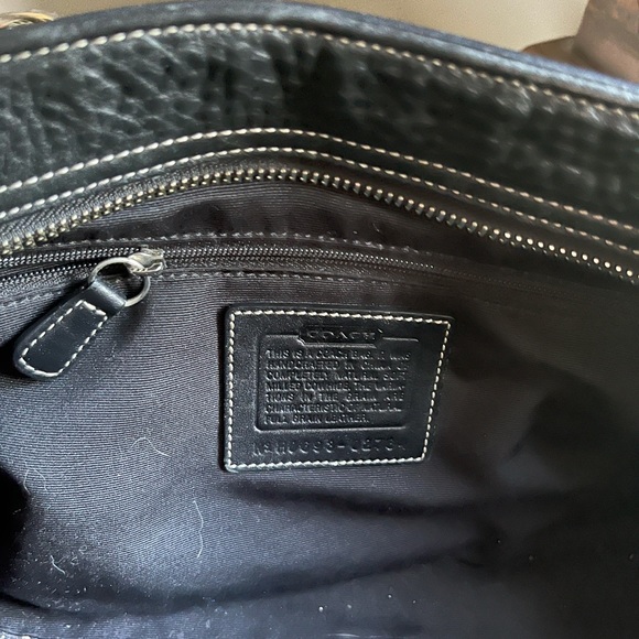 Rare classic Coach bag w/ pebbled leather *AUTHENTIC* - Picture 9 of 15